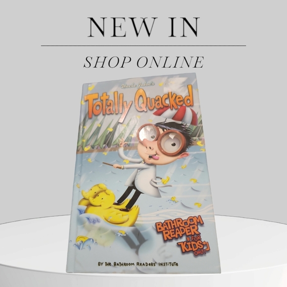 Bathroom Reader Other - "Uncle John's Totally Quacked" Hardcover Kids Humor/Puzzle/Trivia Book NWT